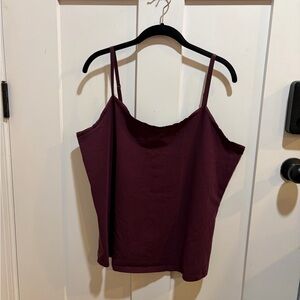 Lane Bryant Deep Burgundy Camisole
